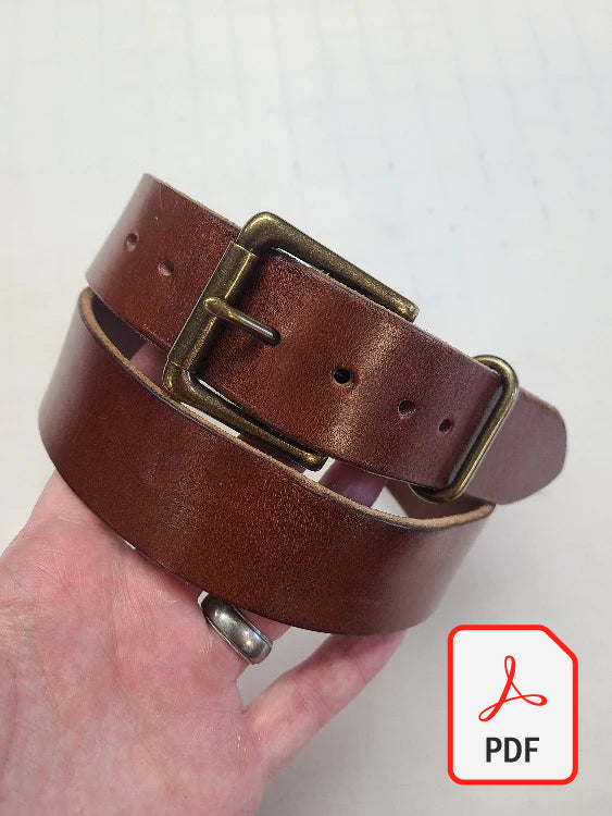 Belt Template, Digital Download Parsell Artisan Works Belt Template, Digital Download Parsell Artisan Works